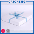 High Quality White Cardboard Paper Thick Gift Packing Box With Foam